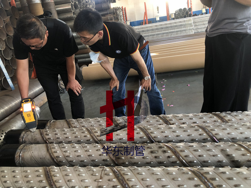 不锈钢带BTC螺纹的桥管滤水管