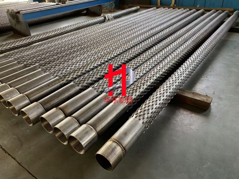  开孔率 高的直缝桥式滤水管168*6mm BTC螺纹···